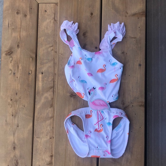 Baby Flamingo Bathing Suit - Picture 1 of 3
